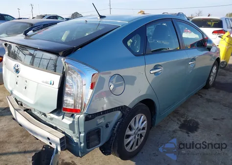 2013 Toyota Prius Plug-In из США, поврежденный, VIN JTDKN3DP4D3043036